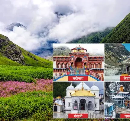 Char Dham Yatra Tour Package with Valley of Flowers
